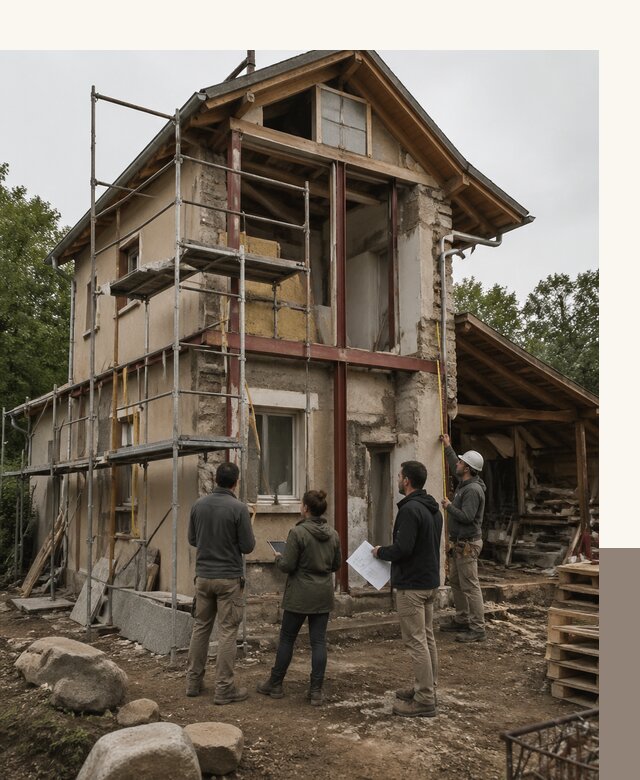 Реконструкция загородного дома под ключ в Ломоносове от бюро